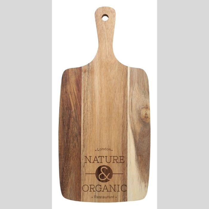 Acacia Wooden Cutting Board with Handle