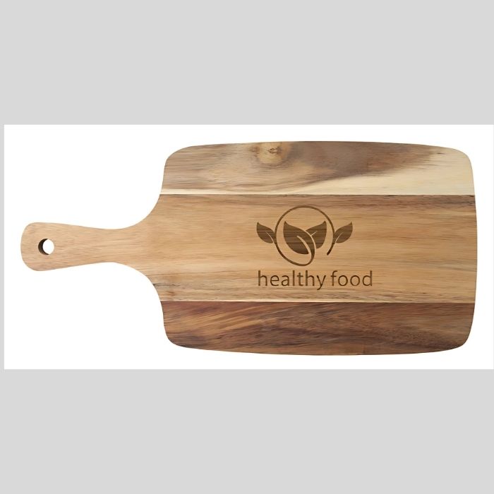 Acacia Wooden Cutting Board with Handle