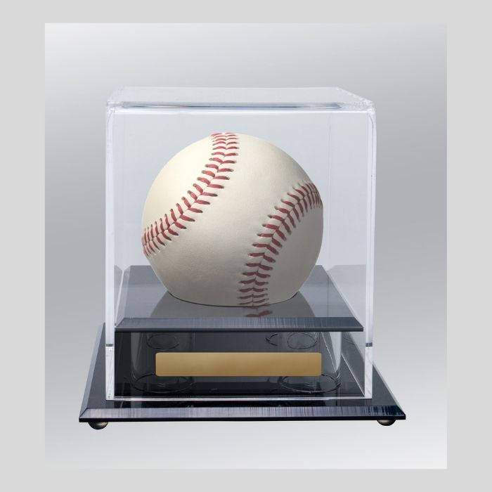 Acrylic Ball Holder - Cricket & Baseball