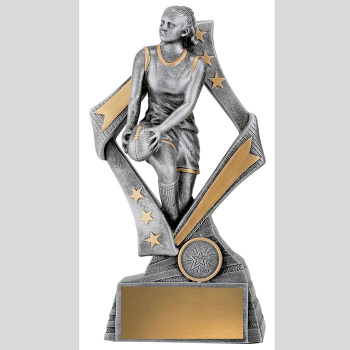 Aussie Rules Flag Player Trophy - Male & Female