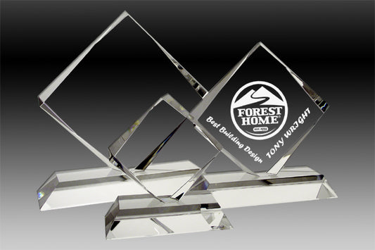 Crystal SQUARE Faceted Award