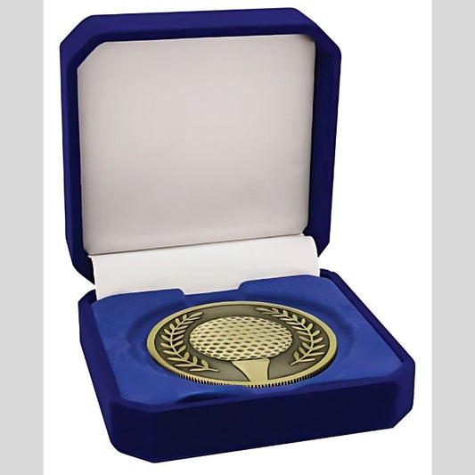 Golf Prestige Medal and Display Box