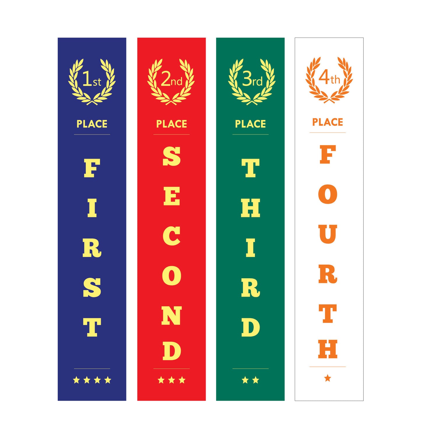 Place Ribbons (Pack of 100)