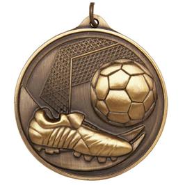 Football (Soccer) Sculptured Medal