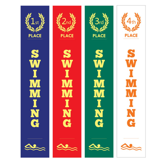 Swimming Place Ribbons (Pack of 100)