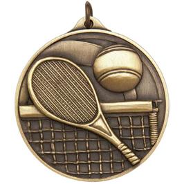 Tennis Sculptured Medal