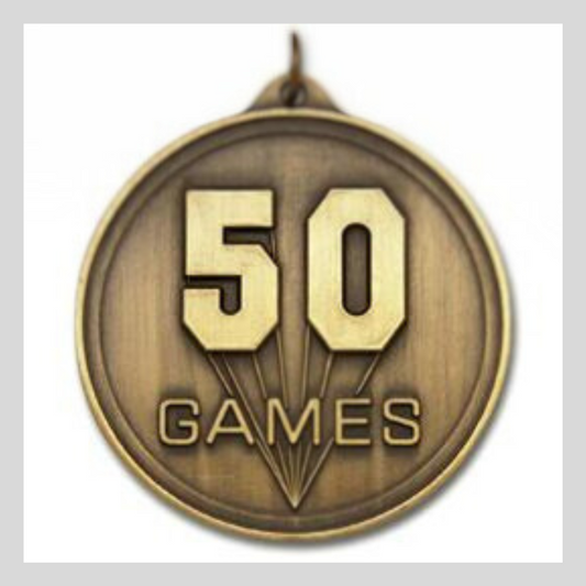 50 Games Medal